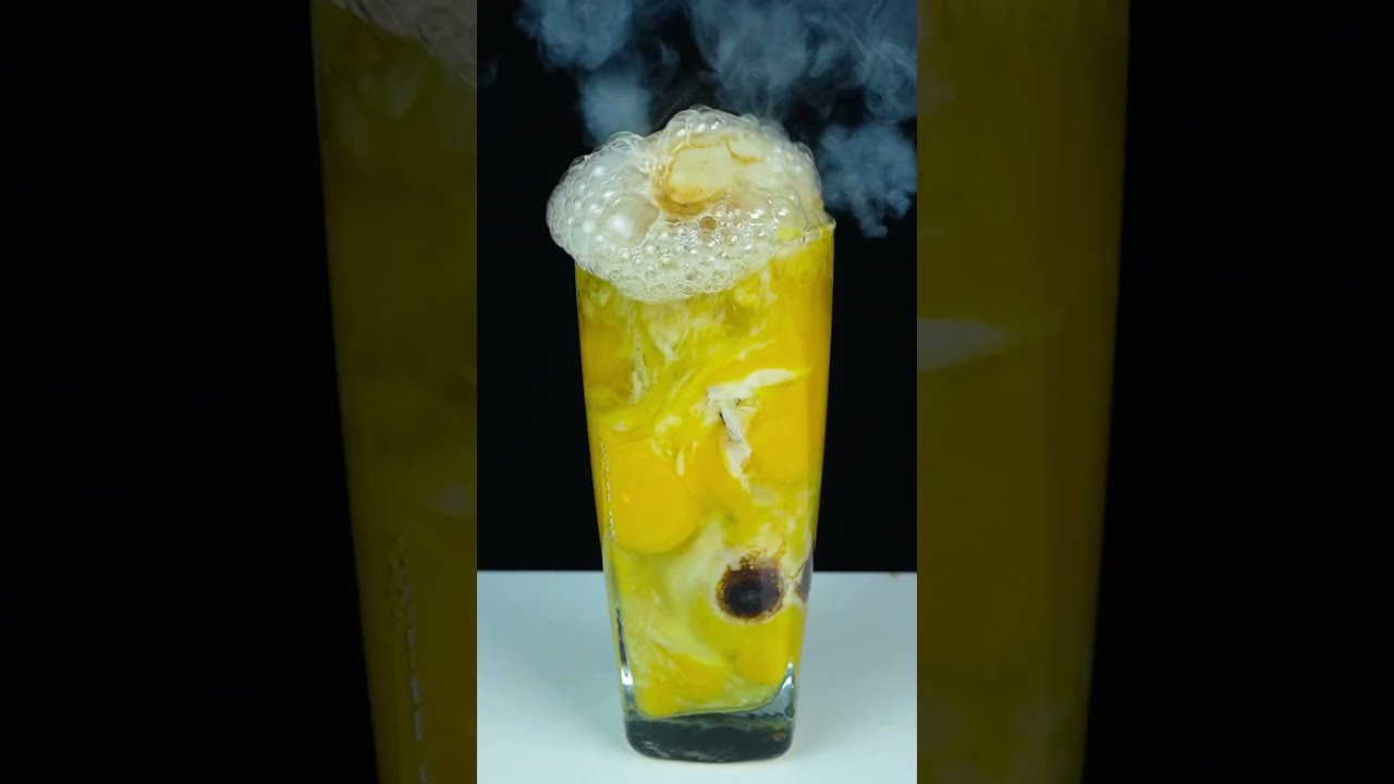 1000 Degrees Hot Ball Cooking Eggs In Glass Satisfying Asmr Fyp