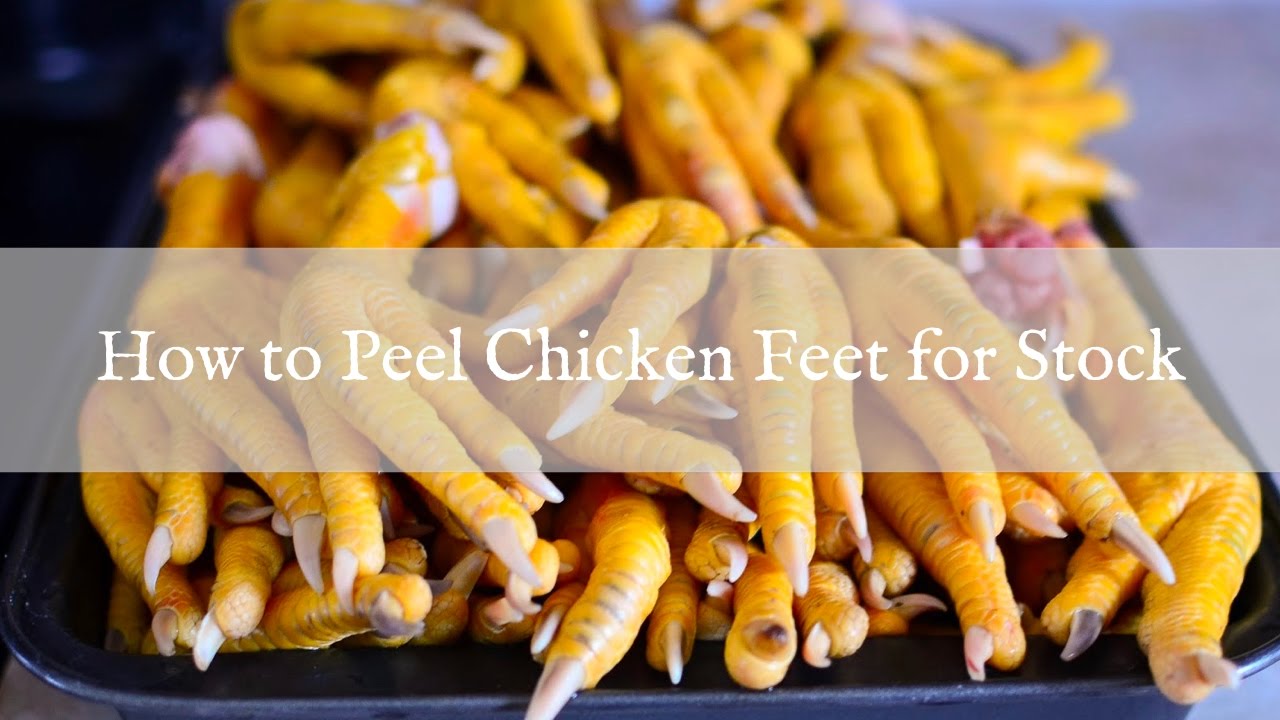 How to Peel Chicken Feet YouTube