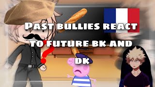 (past dekus️ bullies) react to future bakugou? and deku!