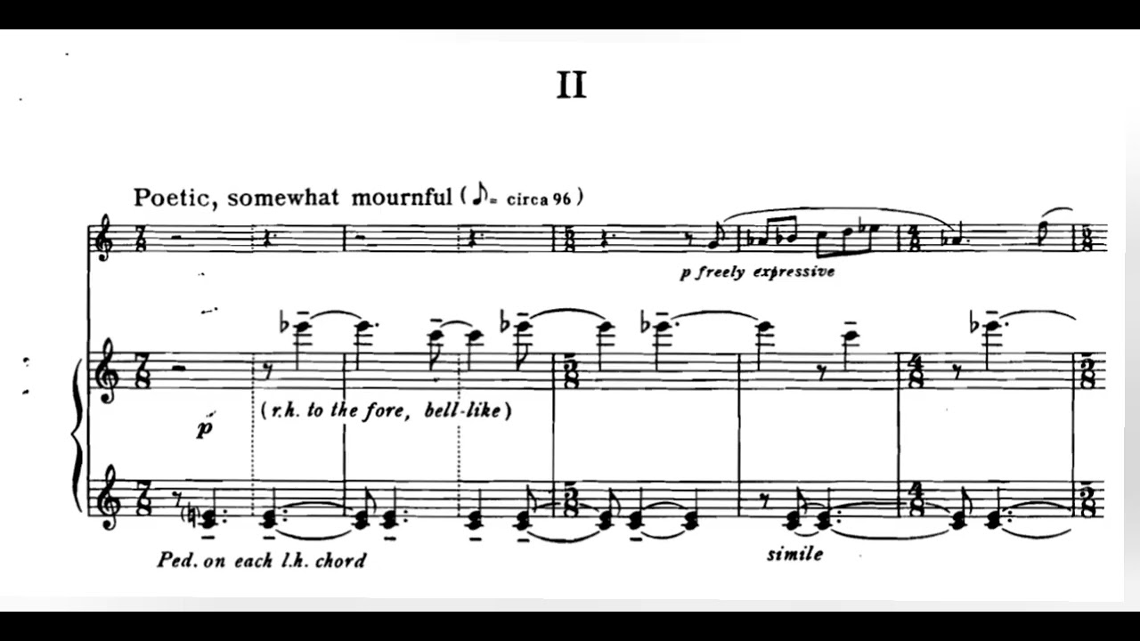 A. Copland Duo for Flute and Piano SCORE