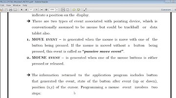 Module 5 Event Driven Inputs
