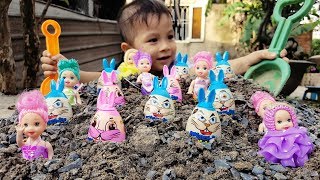 Trò Chơi Đi Săn Trứng Thỏ Và Búp Bê ❤ ChiChi ToysReview TV ❤ Đồ Chơi Trẻ Em Baby Doll Song