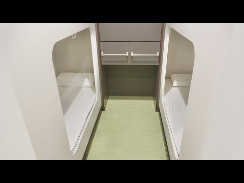 Relaxing Capsule Room Ferry In Japan | Tokyo Kyushu Ferry