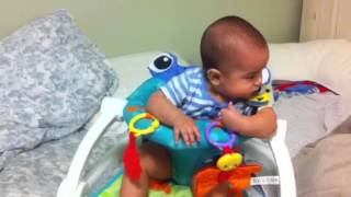 Babyshae Trying Out His New Fisherprice Sit-Me-Up Floor Seat