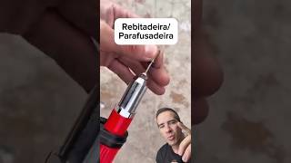 Transforme sua parafusadeira em uma rebitadeira! #Ferramentas #Rebitadeira #Parafusadeira