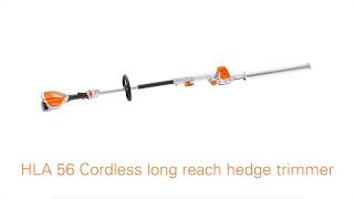 stihl hla 56 cordless long reach hedge trimmer