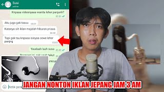 DON'T WATCH SCARY JAPANESE ADS AT 3 AM 😱 | CHAT HISTORY HORROR INDONESIA