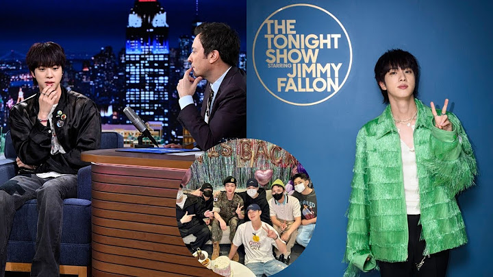 Bts News Today! Wow, Jin talks About BTS Surprising Him After Military Service on The Tonight Show