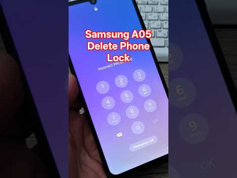 Forgot Phone Lock? Samsung A05 (SM-A055F) Delete Pin, Pattern, Password Lock.