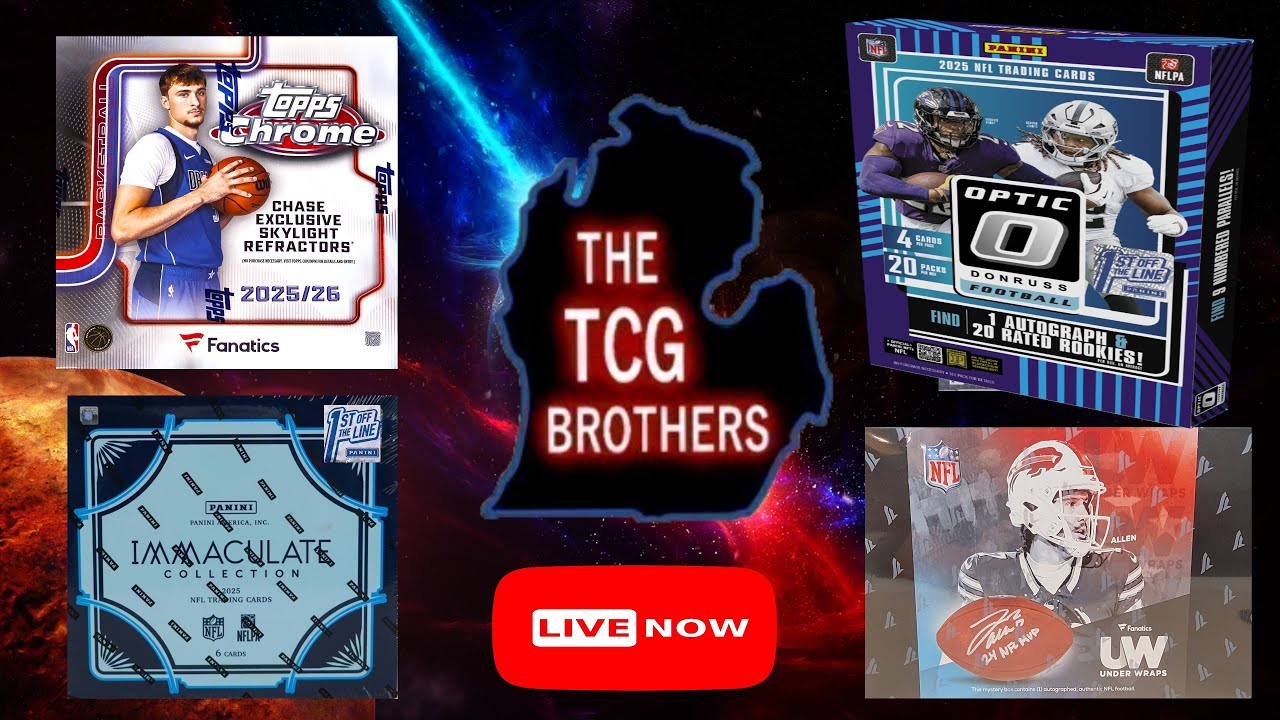 Breaks 660-663 - 2025 MLB Mixer - 2025 Topps Chrome Basketball - IMMACULATE FOTL NFL Mixer