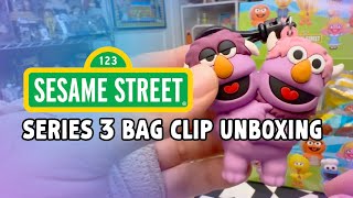 Every Sesame Street Series 3 Bag Clip UNBOXED! Full Set + Rare Chases!