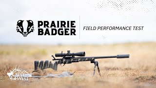 Prairie Badger Field Performance Test