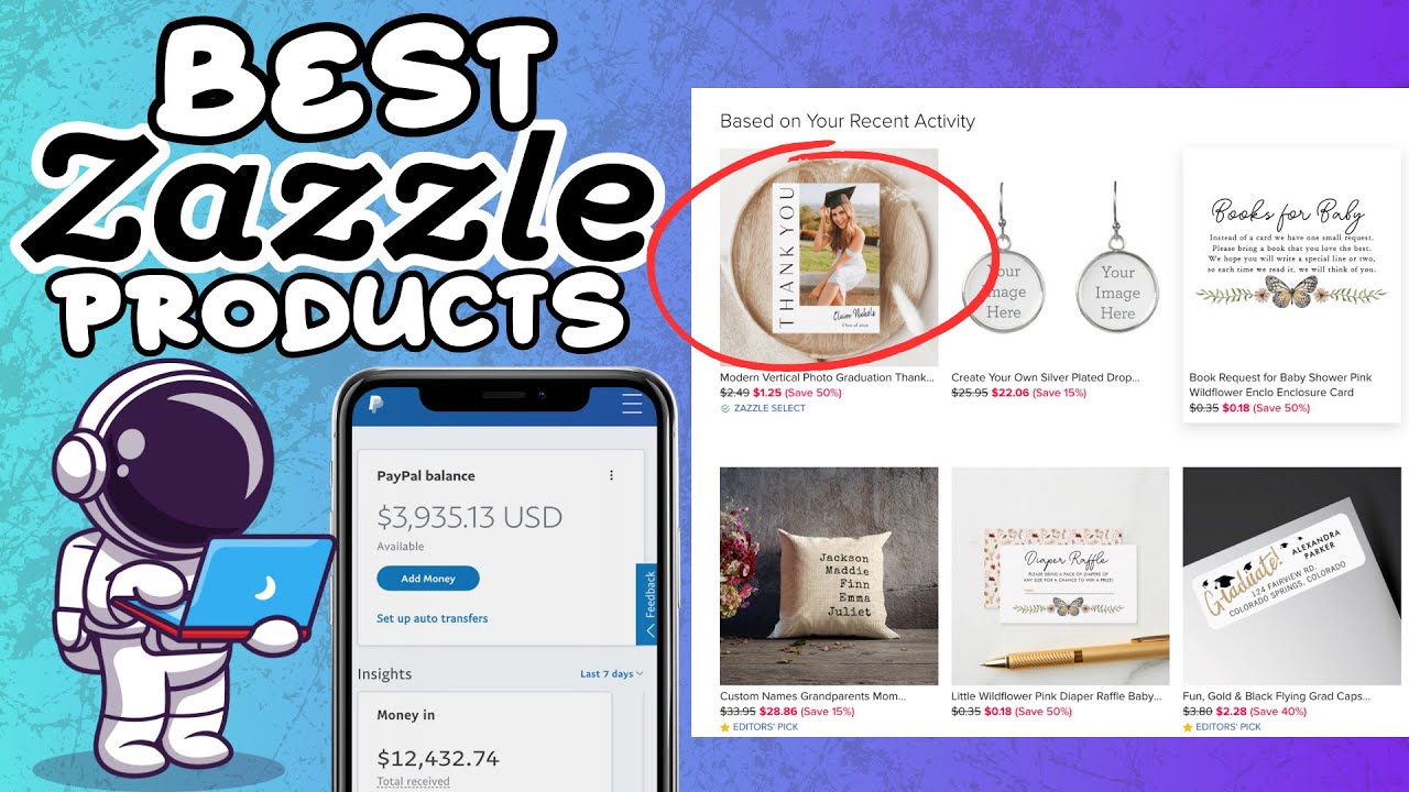 15 Best Selling Products on Zazzle