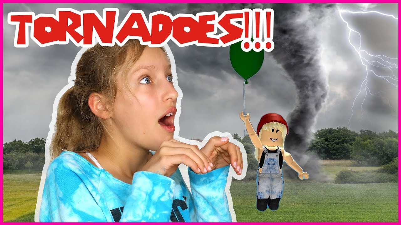 Gamer Girl Roblox Jumping Into Tornadoes