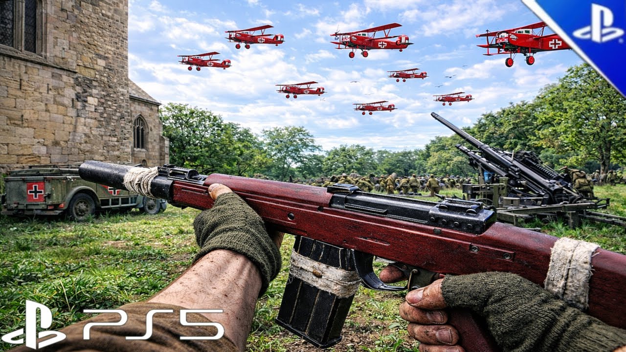 Germans Started a War on Italian Soil — World War I [PS5 4K] Immersive Graphics