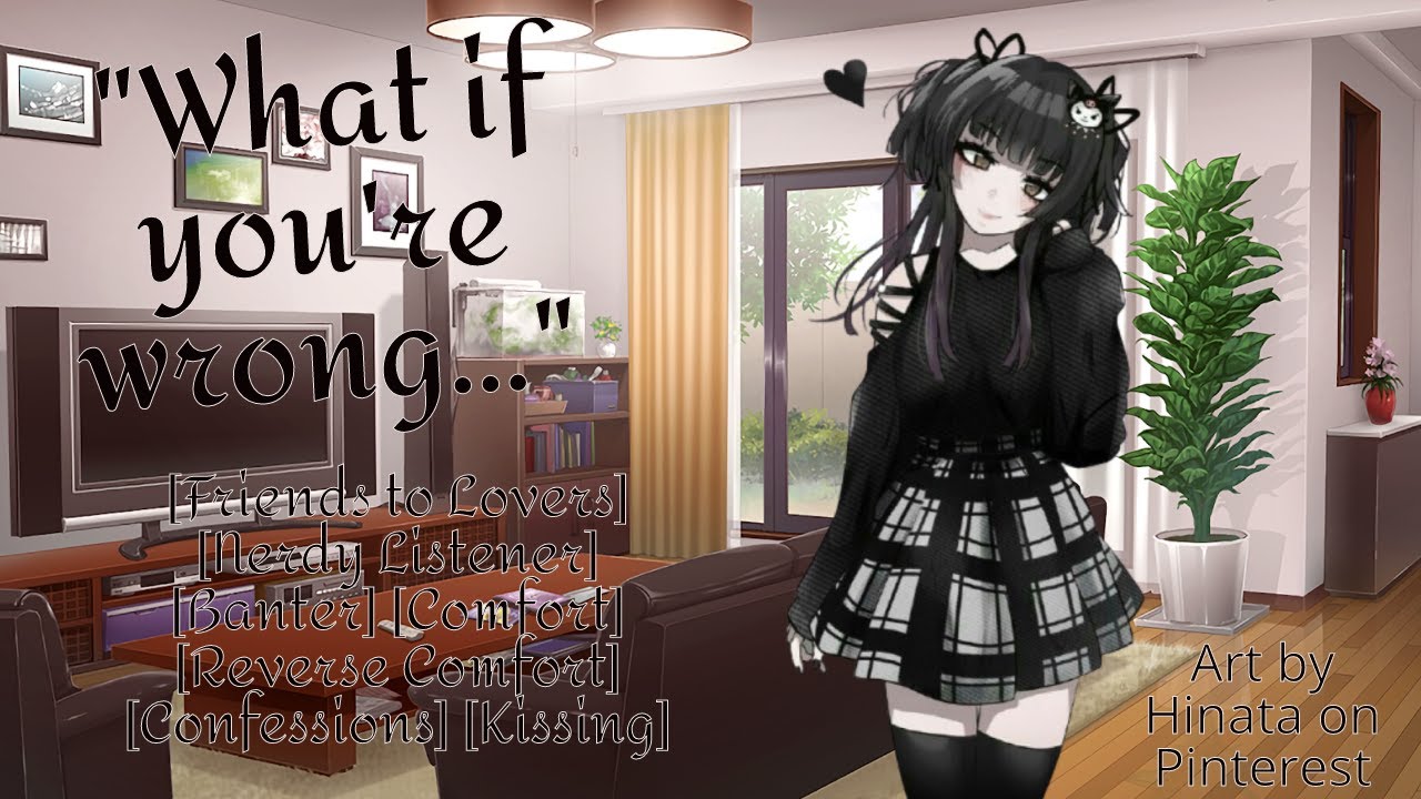 You and Your Goth Roommate FINALLY Kiss! | ASMR Roleplay [F4A] [Platonic] [Nerdy Listener] [Kissing]