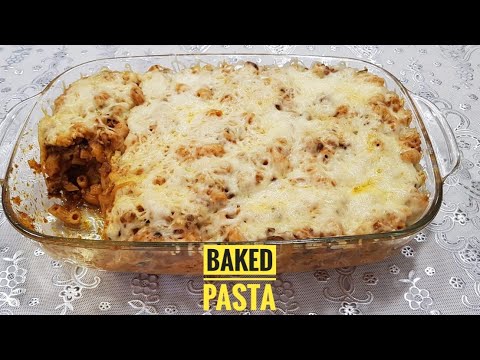 Video: Pasta na nyama ya kukaanga casserole kwenye oveni na jibini