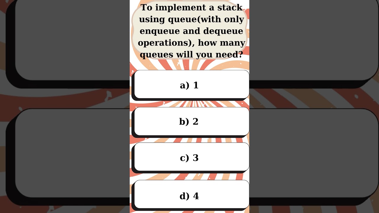 1000 Data Structure Multiple Choice Questions - Question 141