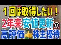 株価暴落で2年来安値!評判の良い株主優待は買いチャンスか!?