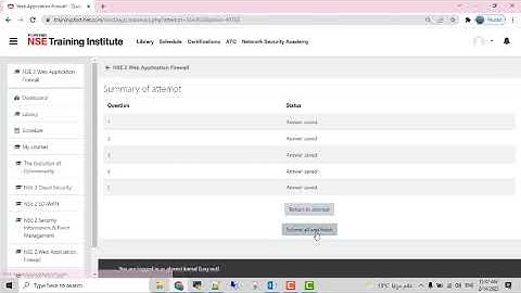 NSE 2 - Lesson12 - WEB APPLICATION FIREWALL [WAF] 2023