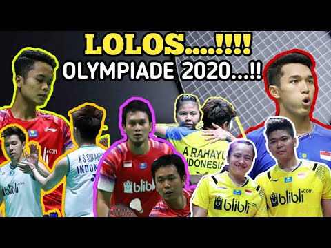 🔴DAFTAR WAKIL INDONESIA LOLOS OLIMPIADE TOKYO 2020.