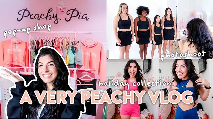 Peachy Pia Photoshoot, Pop-Up Shop & Holiday Collection!!