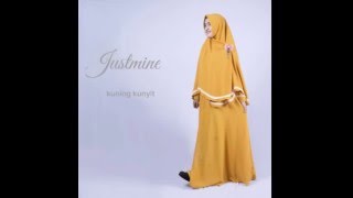Hijab Syari Adzkia Justmine Kuning Kunyit