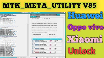 Latest free update For Samsung Vivo Xiaomi Huawei MTK Qualcomm  SPD Mobile/ MTK Meta Utility V85