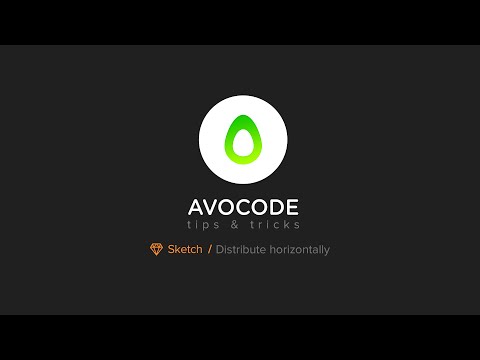 Avocode Tips & Tricks - Sketch - Distribute Horizontally