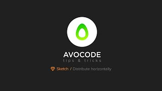 Avocode Tips & Tricks - Sketch - Distribute Horizontally