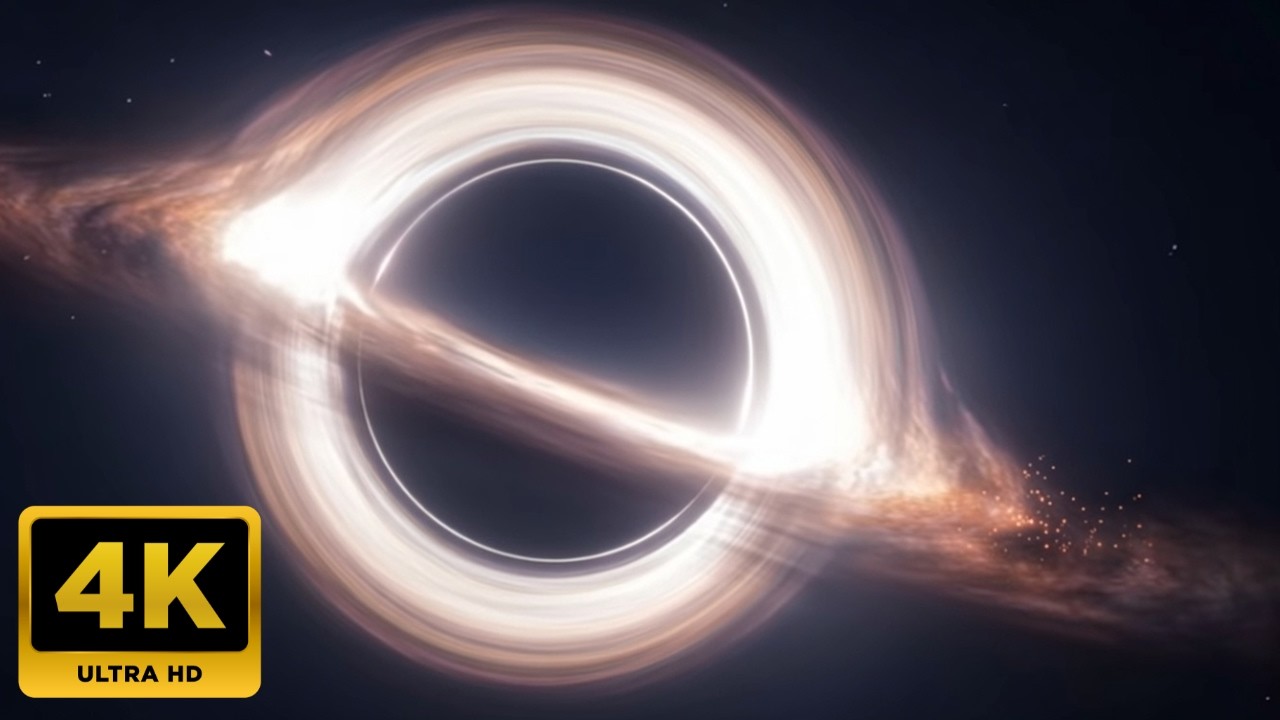 Beyond the Event Horizon (1 Hour) | 4K HDR! Black Hole Ambient Space