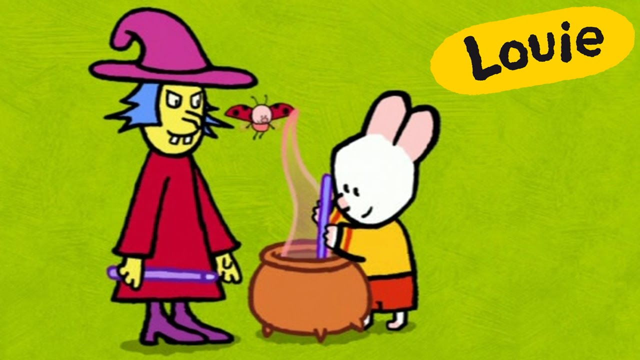Especial Halloween - Louie dibujame una bruja | Dibujos animados para niños