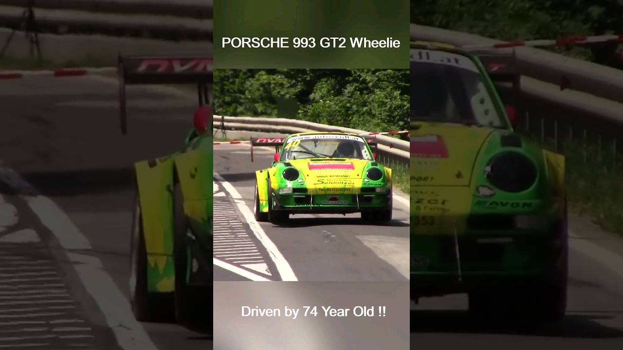 993 GT2 BiTurbo doing Wheelie!! 💪😯 