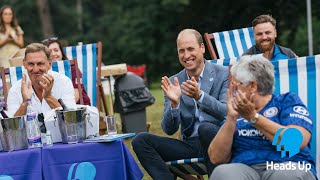 The Duke of Cambridge hosts a screening of the Heads Up FA Cup Final | Arsenal vs Chelsea