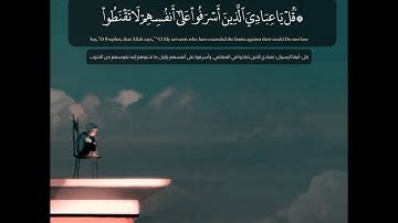 قل يا عبادي الذين أسرفوا علي أنفسهم لا تقنطوا | محمد كمال هاشم - سورة الزمر | مقاطع دينية قصيرة 💙