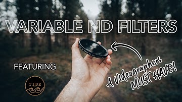 Variable Neutral Density Filter - TIDE OPTICS - A MUST HAVE for any Videographer