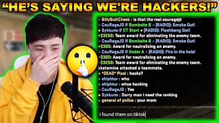 Sykkuno HACKING IN CS:GO!? THE ENEMY TEAM ACTUALLY THOUGHT Sykkuno AND THE SQUAD ARE HACKING IN CSGO