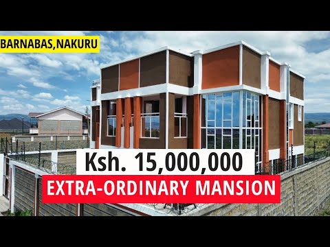 Touring a Compact Mansion with Unique Design Combining Rooftop and Hidden Roof, Barnabas, Nakuru