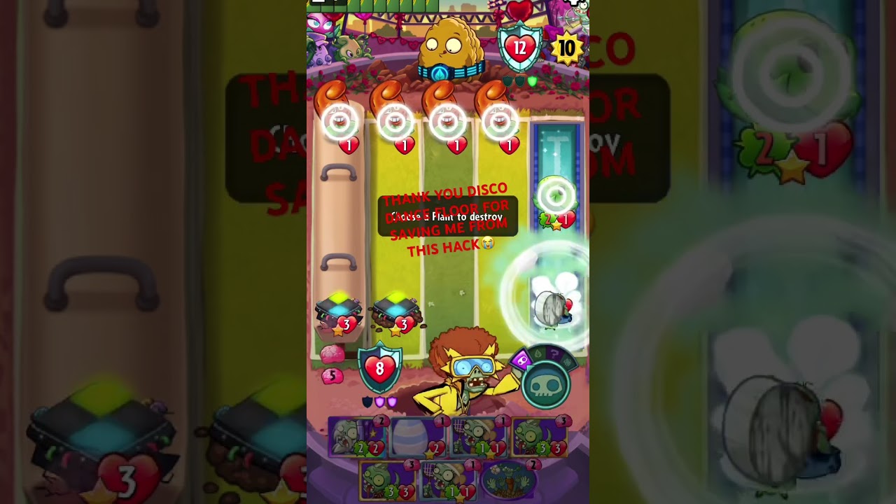 Thee most f tier round I have ever played Pvz heroes daily challenge