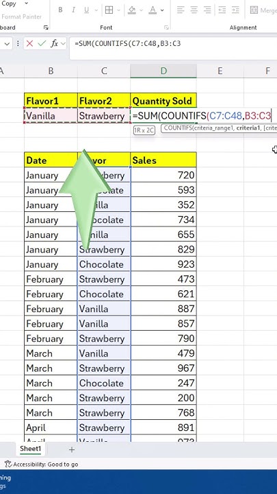 How to use COUNTIFS with Multiple Criteria #excel #shortsfeed - YouTube
