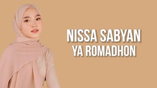 Nissa Sabyan - Ya Romadhon ( Lirik Lagu )