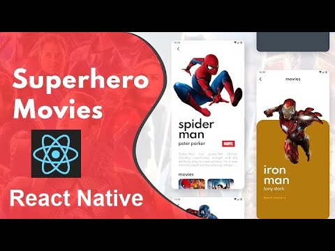 Superhero Movies App - React Native