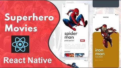 Superhero Movies App - React Native