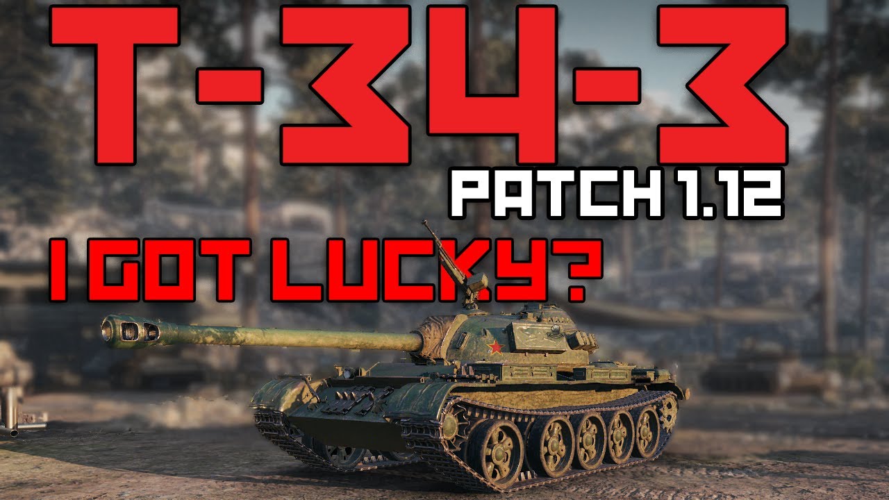 Patch 1 12 T 34 3 First Impressions After The Buff World Of Tanks Youtube