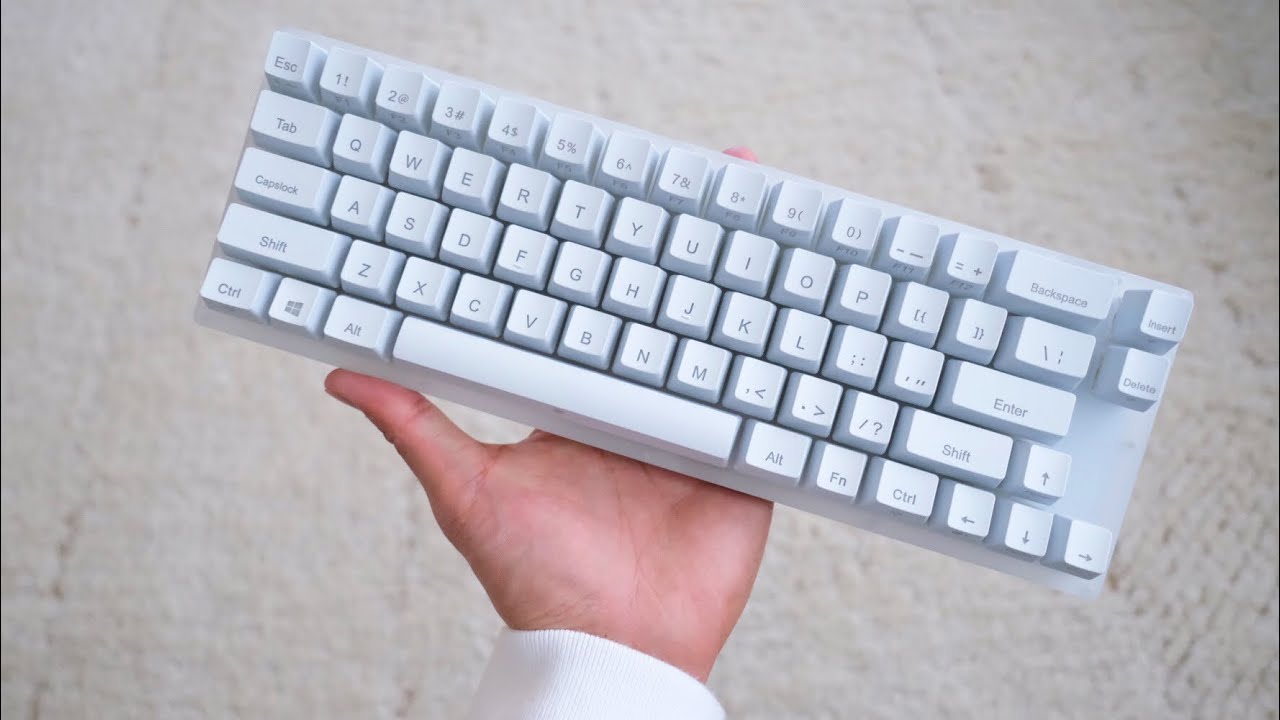 Womier K66 V2 with Gat Yellows (Unlubed/Stock)