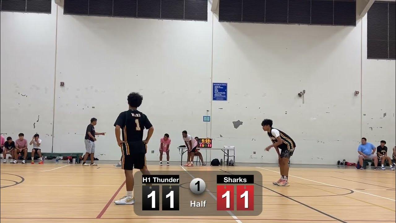Honolulu Sharks 9G vs H1 Thunder. Menehune varsity basketball league. 4