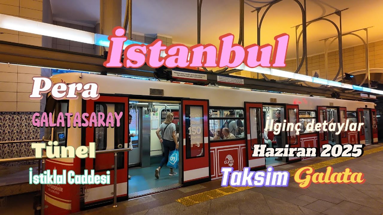 İSTANBUL Galata Pera İstiklal Caddesi Tünel Taksim ve diğerleri