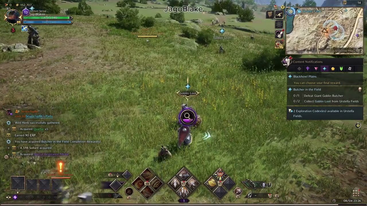 Throne And Liberty - Collect Goblin Loot From Urstella Fields