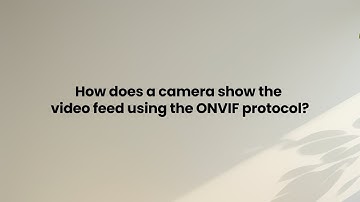 ZOSI Quick Guide: How ZOSI Security Cameras Stream Video via ONVIF Protocol