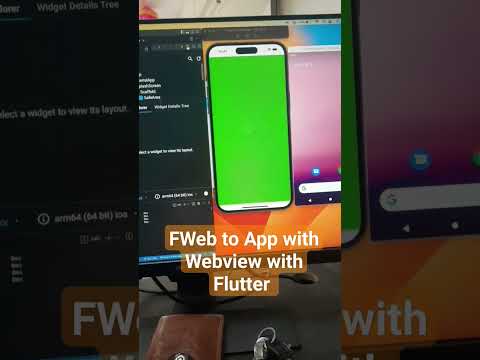 Convert Web to App with Flutter 🔥 #shortvideo #flutter #programming